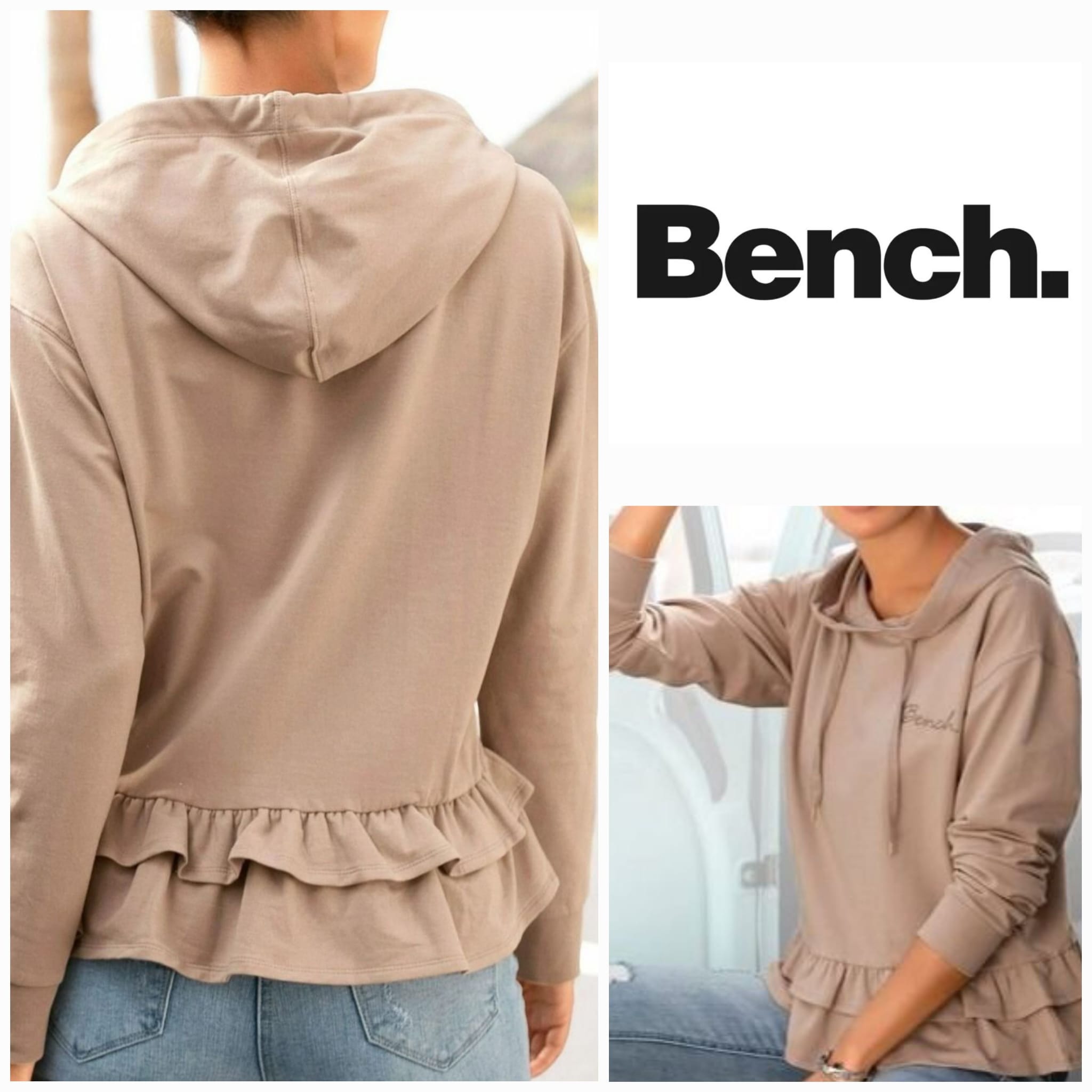 Women's hoodies with flounces from Bench