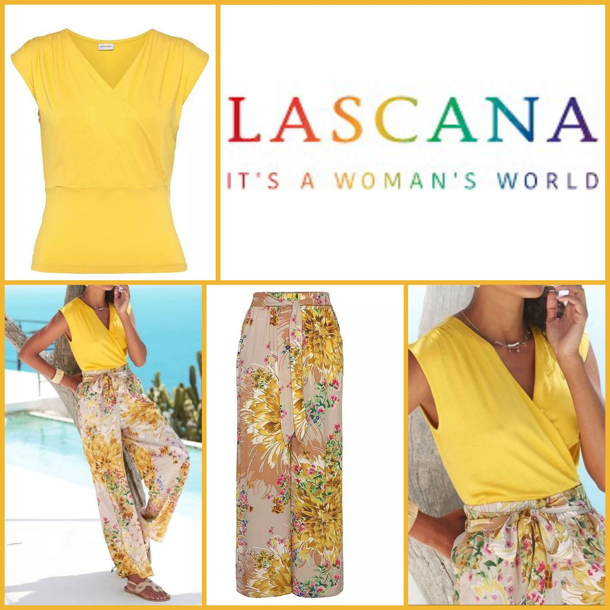 Combinaison d'été à fleurs par Lascana