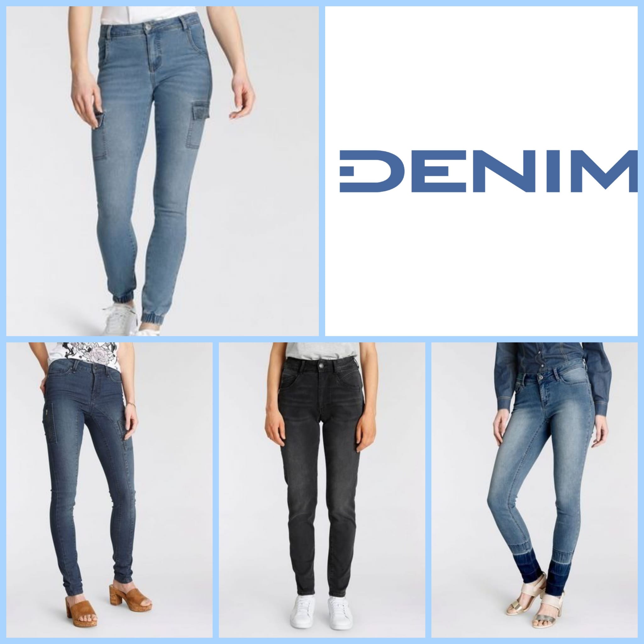 Denim MIX Damenjeans