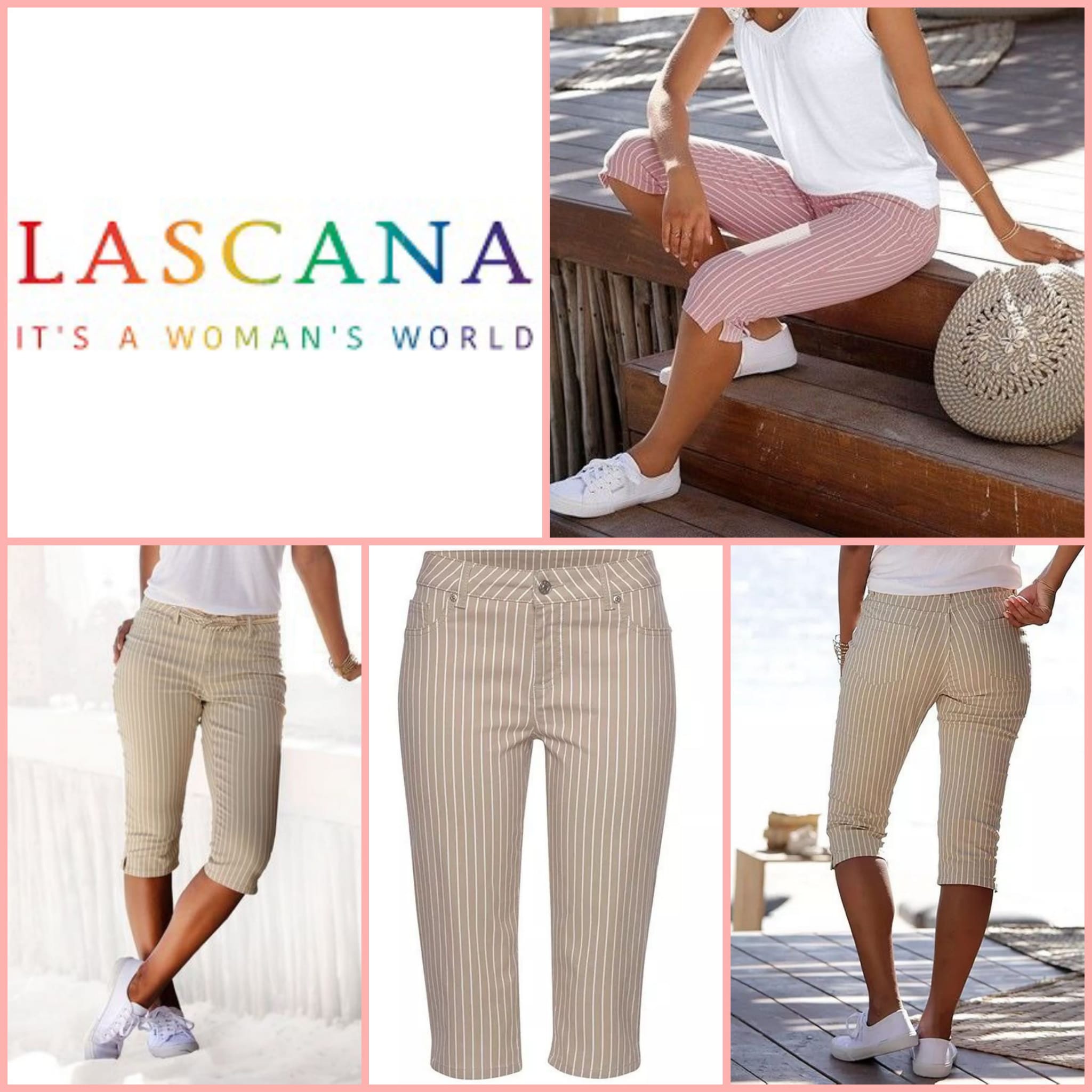 Women's stretch 3/4 trousers from Lascana