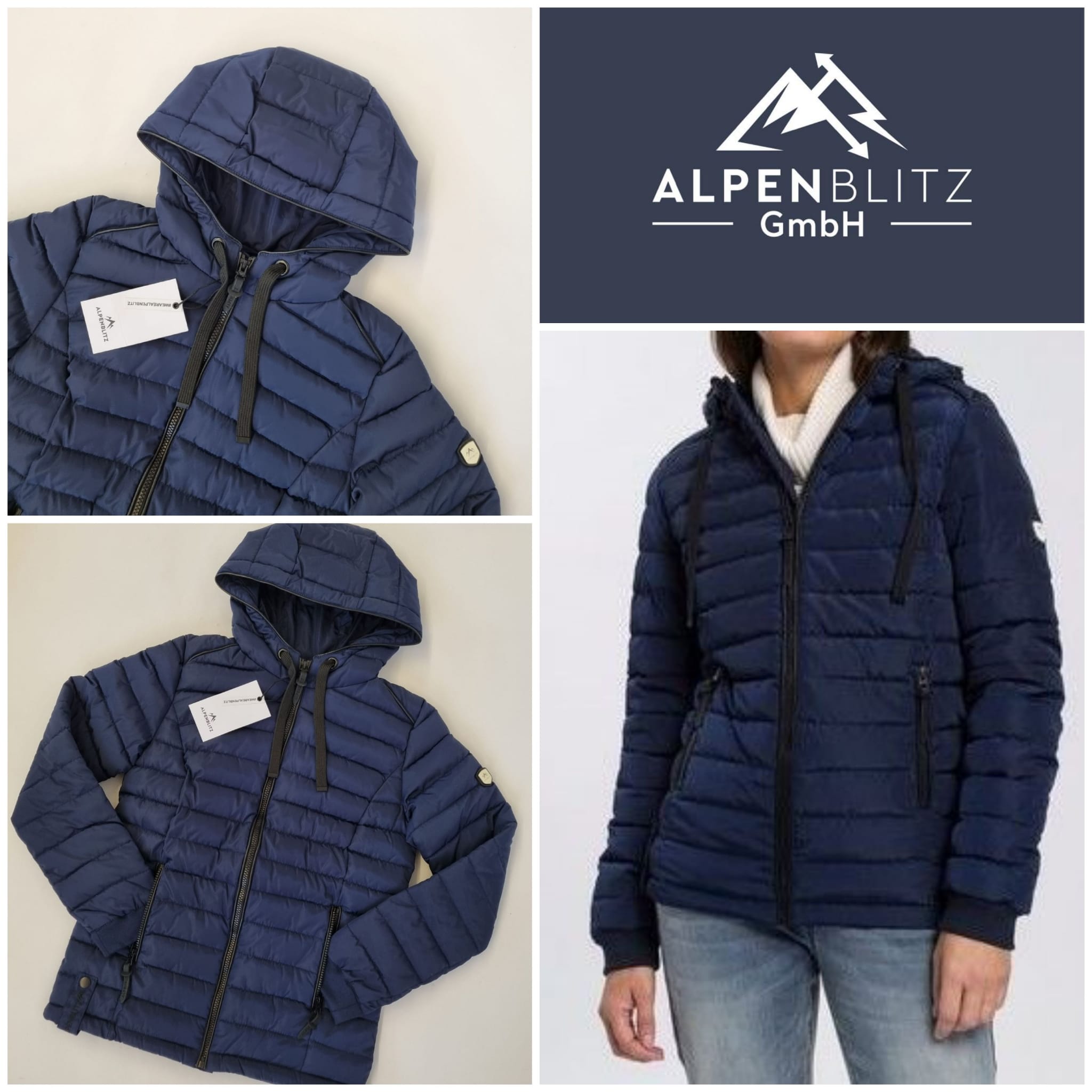 Женская синяя куртка от Alpenblitz