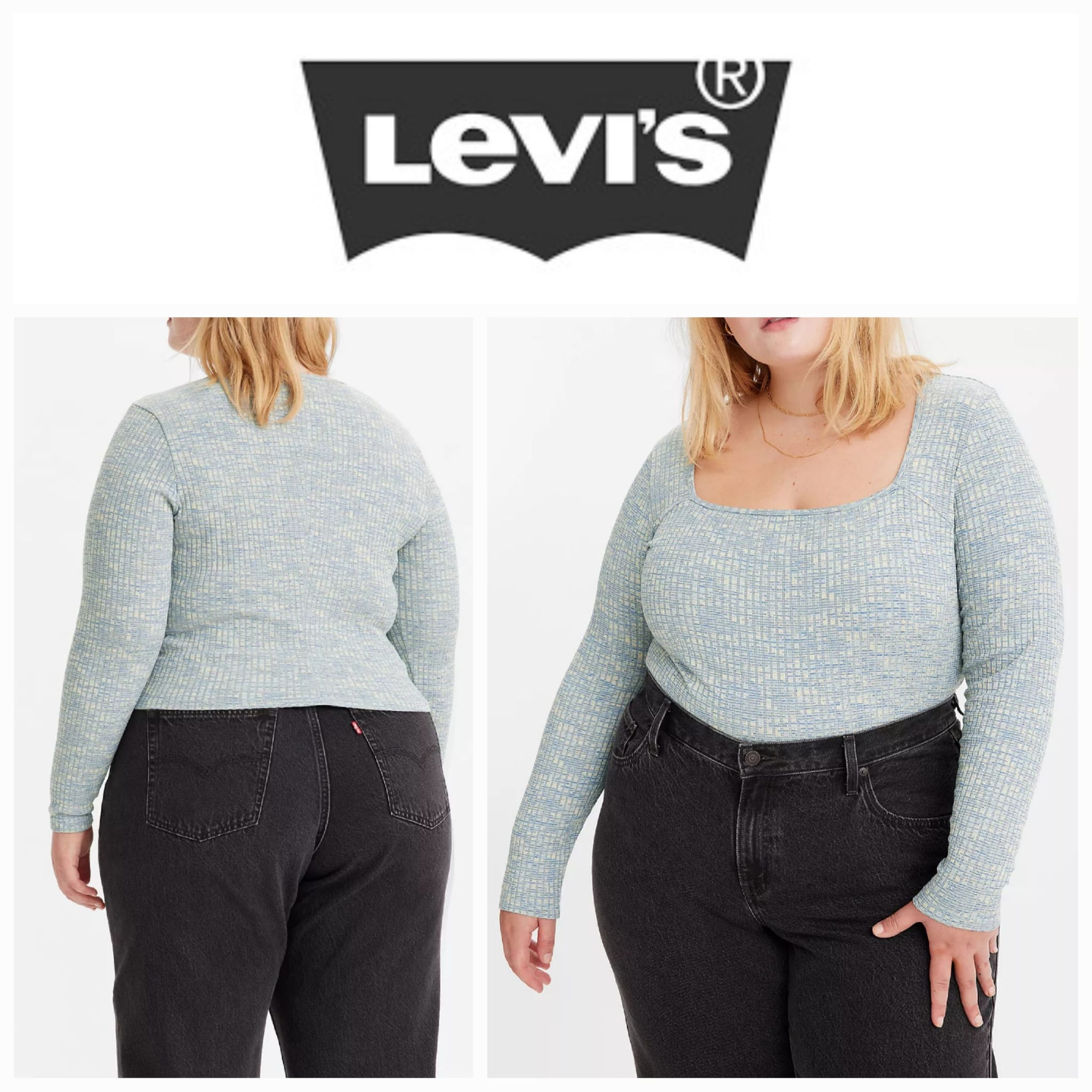 Женские футболки с длинным рукавом от Levi‘s Plus