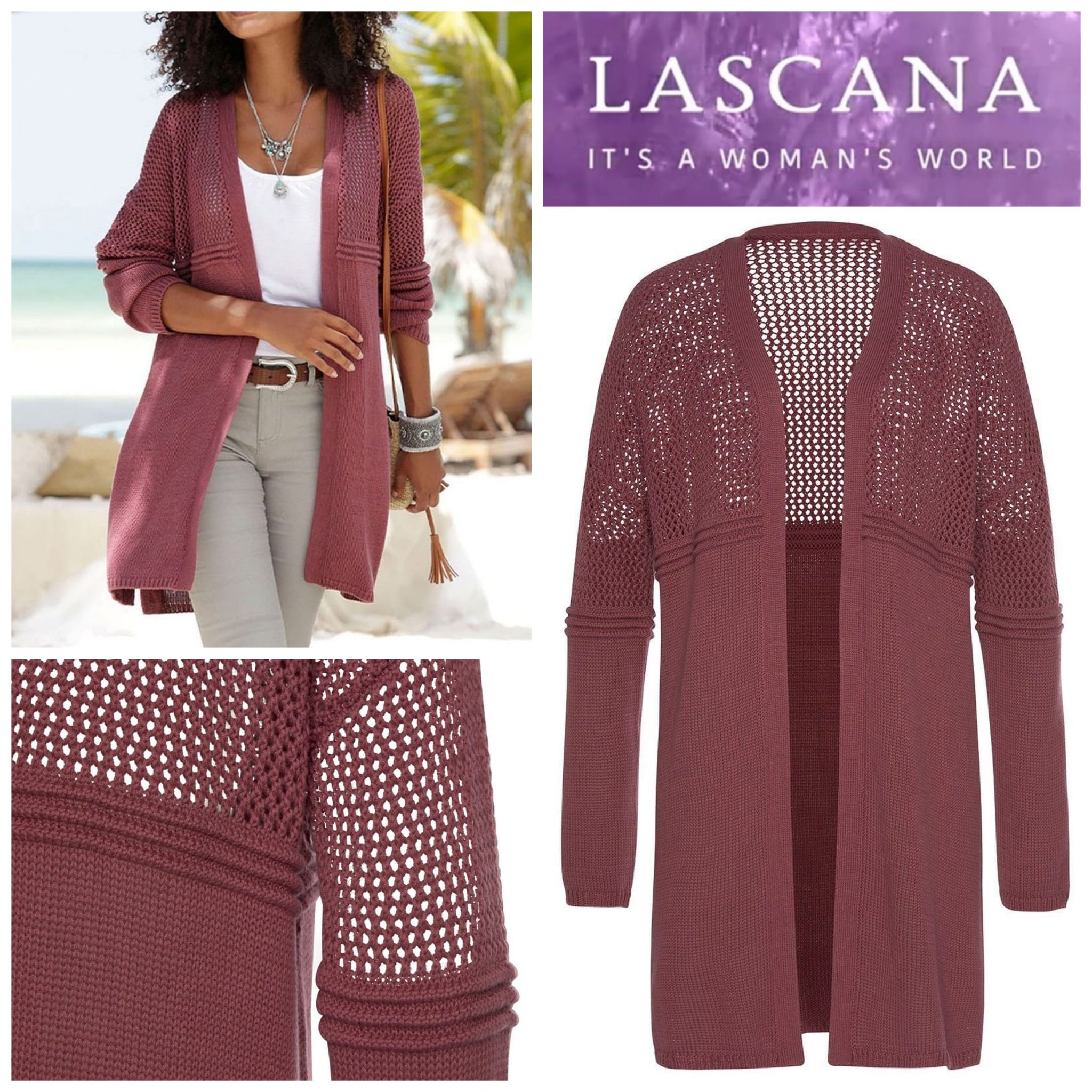 Leichte Damen-Strickjacke von Lascana