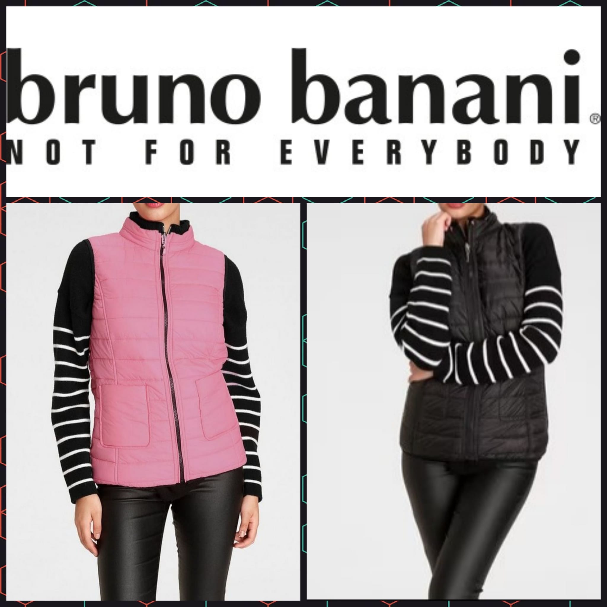 Women's double sided waistcoat by Bruno Banani