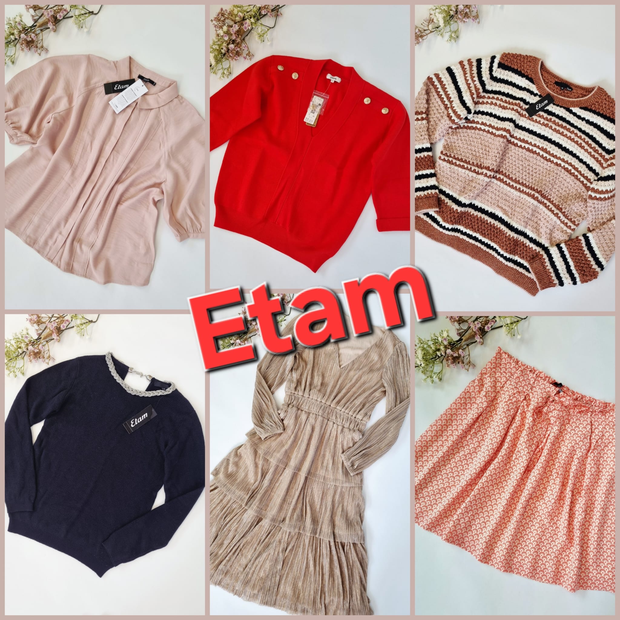 020221 Damenbekleidungs-Mix Etam