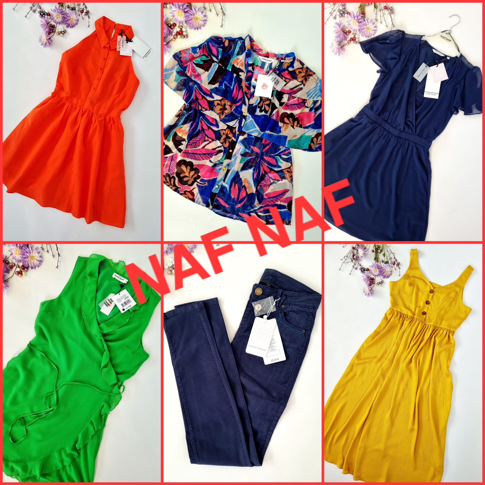 020223 Damenbekleidungs-Mix NAF NAF