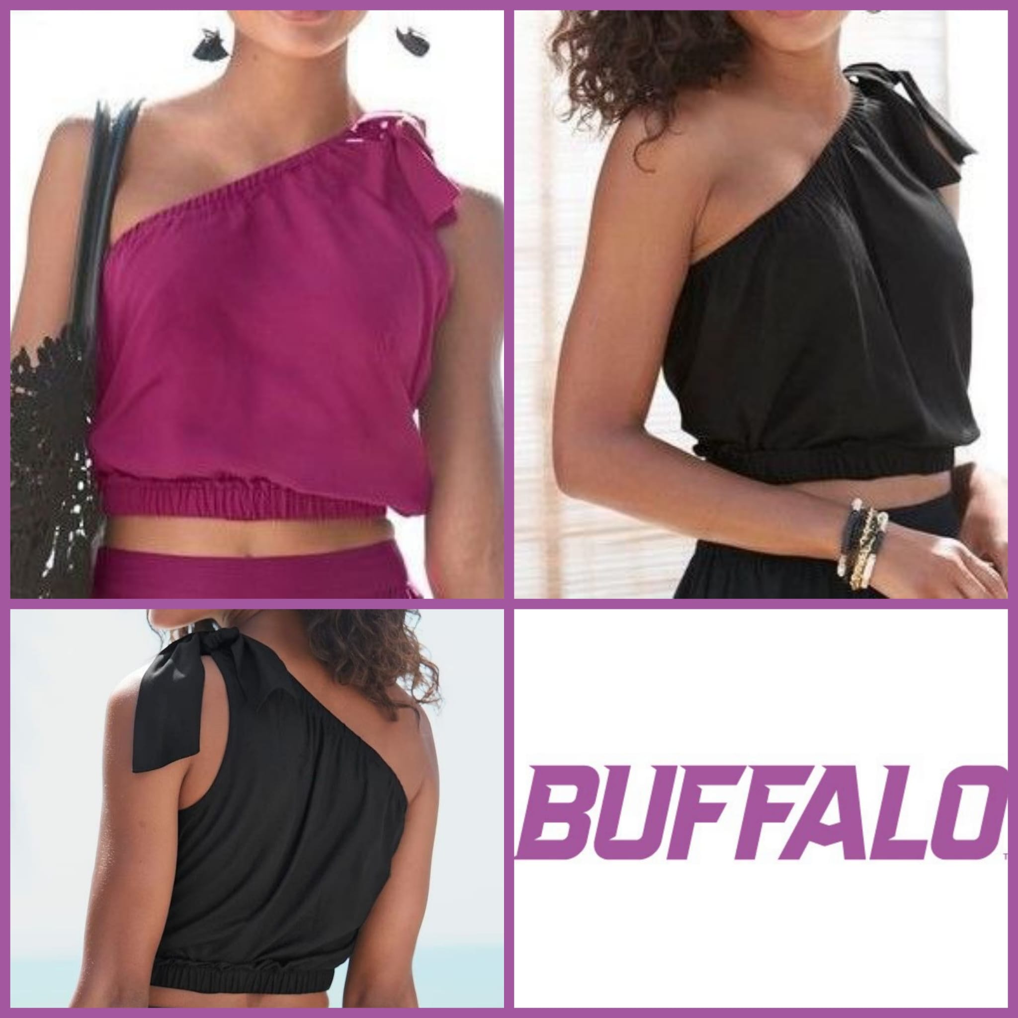 020238 Damen-Top Buffalo