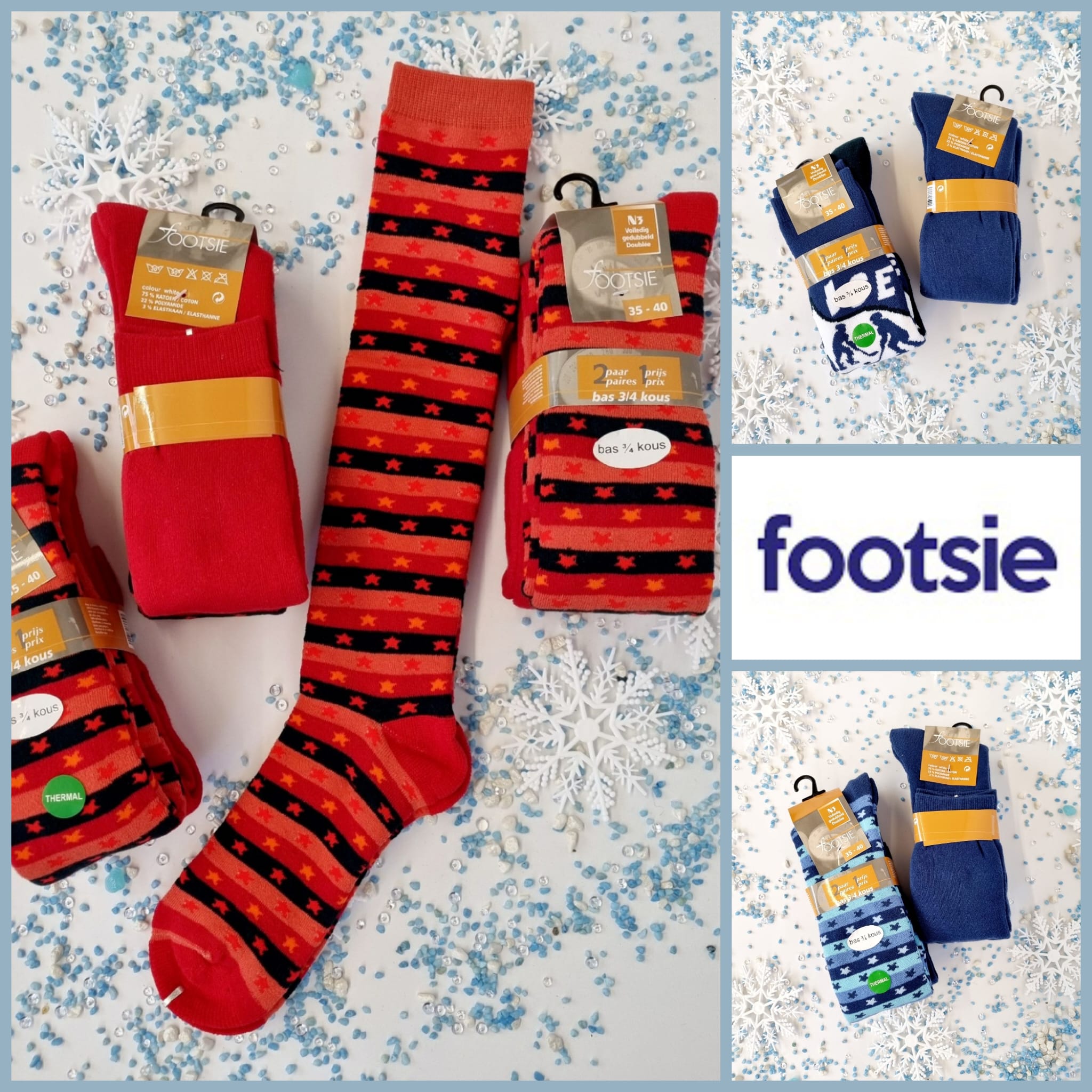 070060 Thermosocken von Footsie